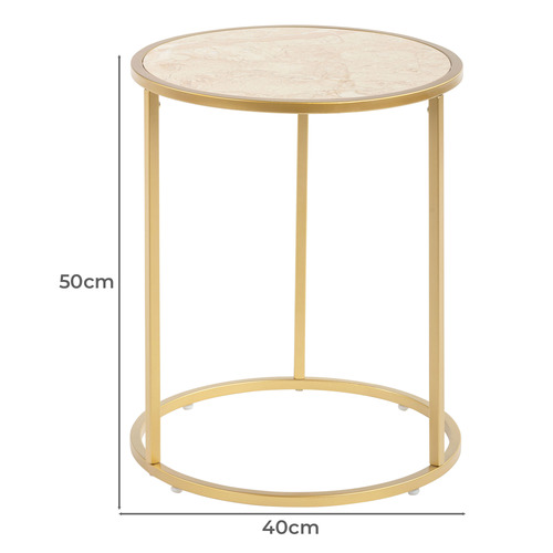 Zoey Ceramic Side Table