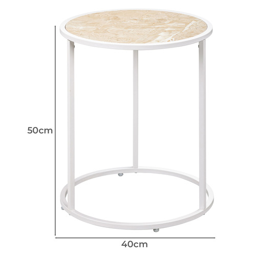 Zoey Ceramic Side Table