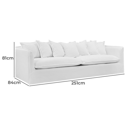 Montauk 4 Seater Upholstered Sofa