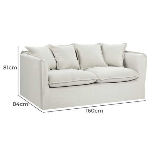 Montauk 2 Seater Upholstered Sofa