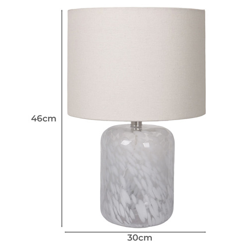Cobble Glass Table Lamp