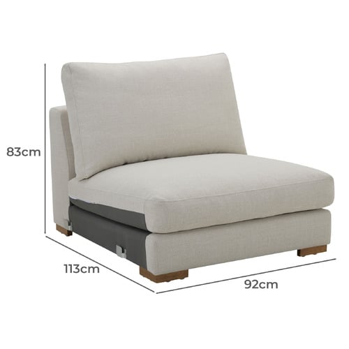 Haven Armless Lounge Chair