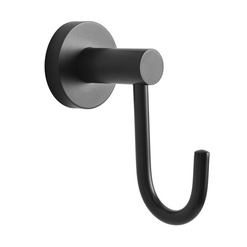 Temple & Webster Clovelly Matte Black Robe Hook