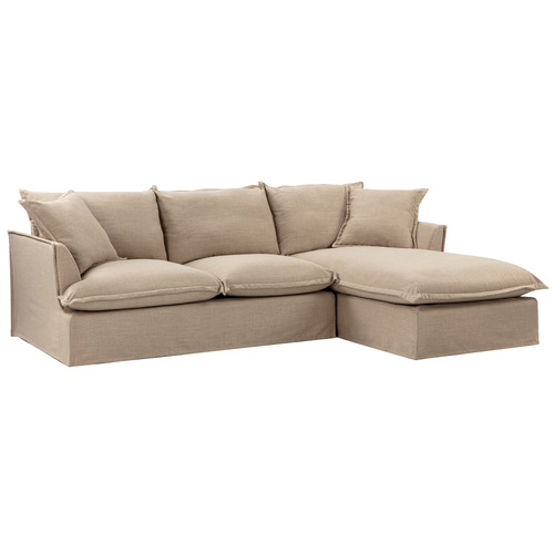Softy 3 Seater Sofa with Chaise Cover Set
