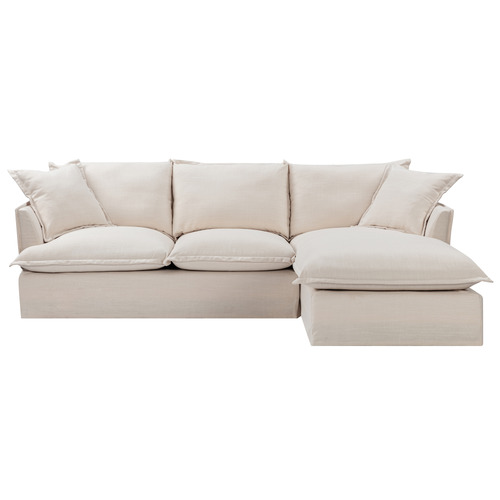 Softy 3 Seater Sofa with Chaise Cover Set