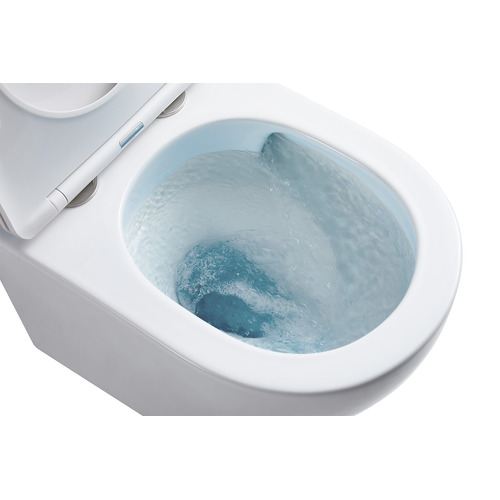 Myles Rimless Quiet Flush Wall-Faced Toilet Pan | Temple & Webster