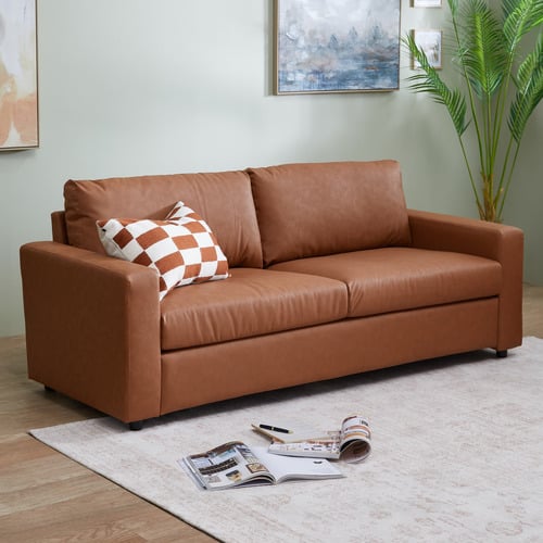 Jack-3-Seater-Faux-Leather-Sofa