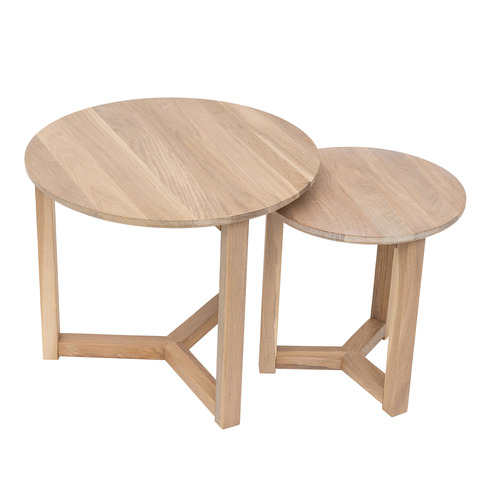 Temple & ster 2 Piece Olwen Side Table Set