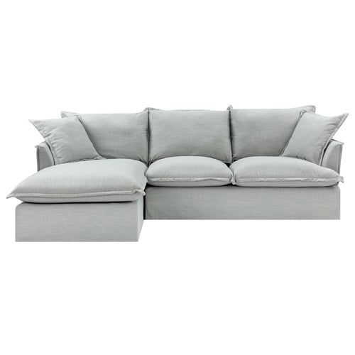 10 Piece Softy 3 Seater Sofa with Chaise Cover Set