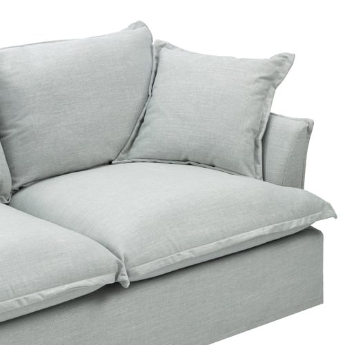 10 Piece Softy 3 Seater Sofa with Chaise Cover Set