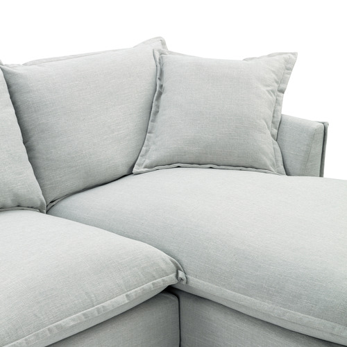 10 Piece Softy 3 Seater Sofa with Chaise Cover Set