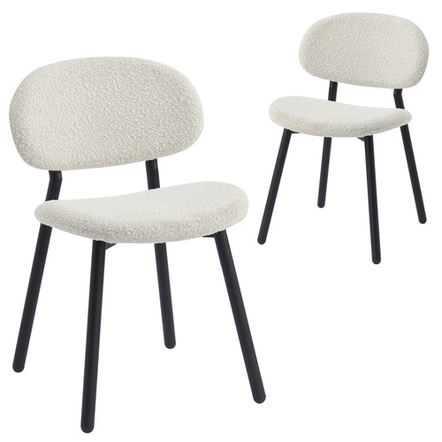 Millie Bouclé Dining Chairs