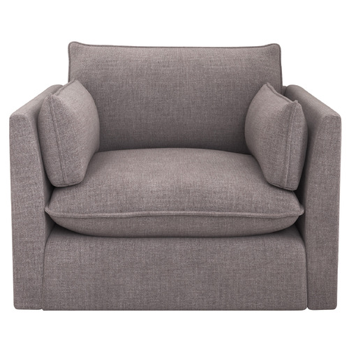 Malibu Upholstered Swivel Armchair