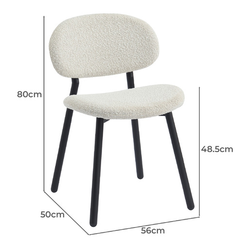 Millie Boucle Dining Chairs