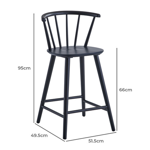 66cm Aurora Spindle Barstools
