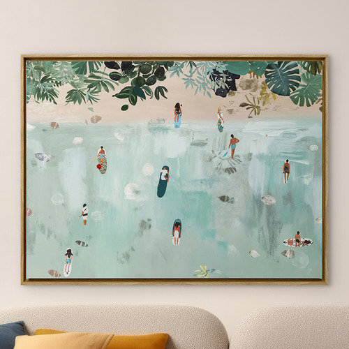 Lagoon Life Canvas Wall Art