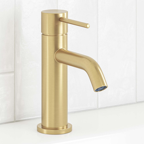 Clovelly-Brushed-Gold-Curved-Basin-Mixer