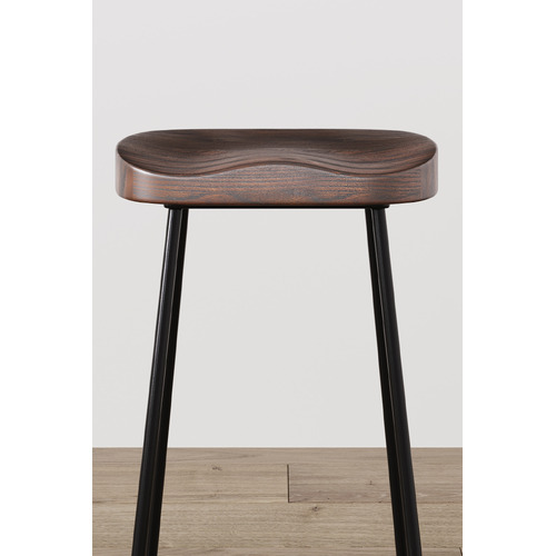 66cm-Premium-Vintage-Style-Elm-Wood-Barstools