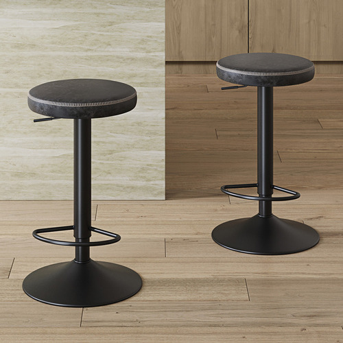 Elwood-Faux-Leather-Adjustable-Bar-Stools