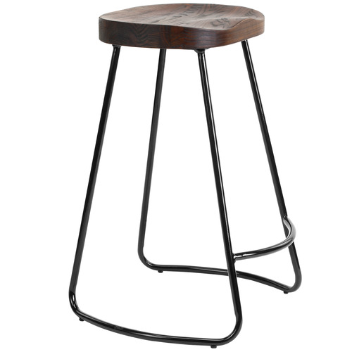 66cm-Premium-Vintage-Style-Elm-Wood-Barstools