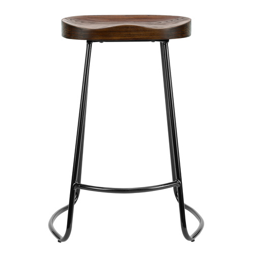 66cm-Premium-Vintage-Style-Elm-Wood-Barstools