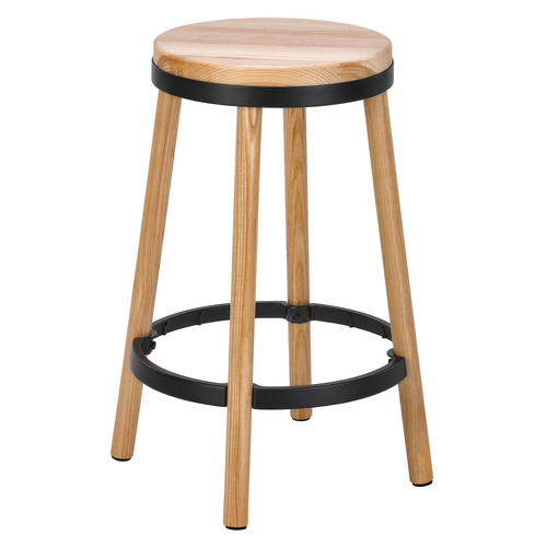 65cm-Brooklyn-Ash-Wood-and-Metal-Barstool