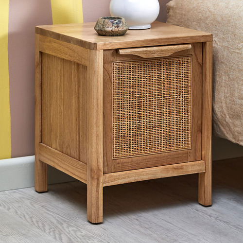 Tabu Mindi Wood Bedside Table