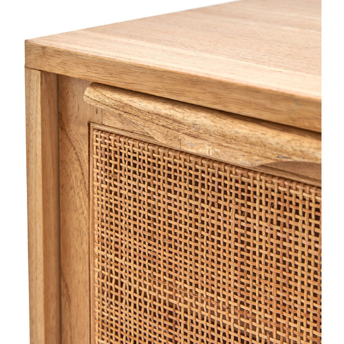Tabu Mindi Wood Bedside Table