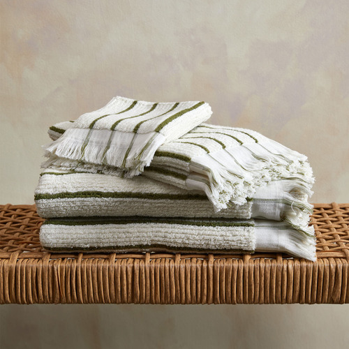 5 Piece Striped Sammy Cotton Towel Set