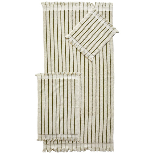 5 Piece Striped Sammy Cotton Towel Set