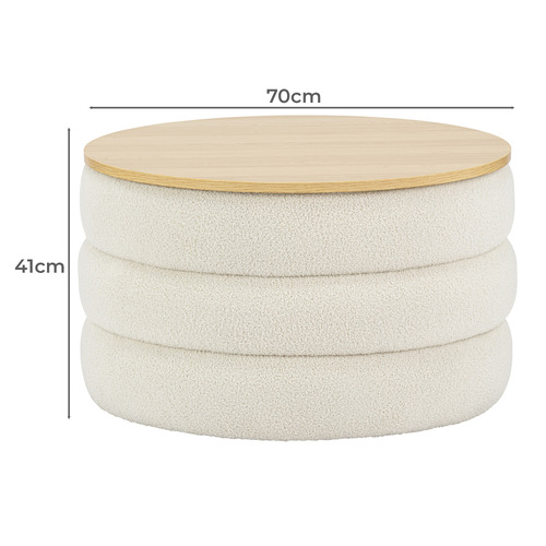 Toby 70cm Teddy Storage Ottoman