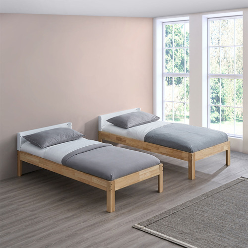 Colby Convertible Single Over Single Bunk Bed