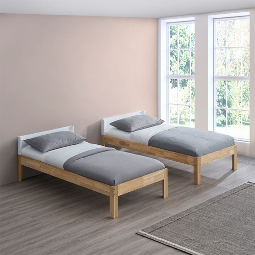 Colby Convertible Single Over Single Bunk Bed & Drawers