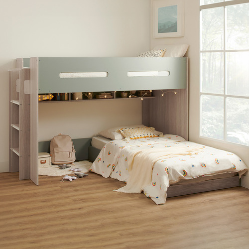 Campbell Single Over Single Loft Bed