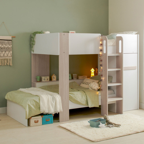 Oslo Convertible Single Over Single Bunk Bed