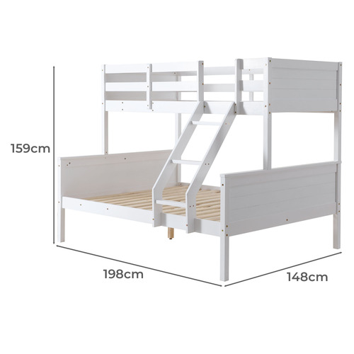 Oakley Single Over Double Bunk Bed