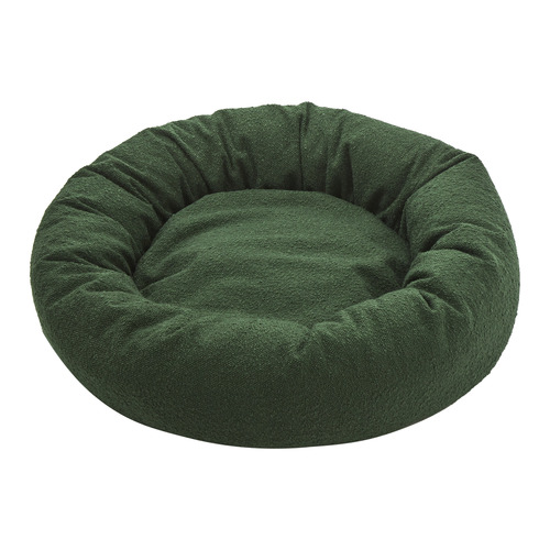 Olive Miri Round Calming Boucle Dog Bed