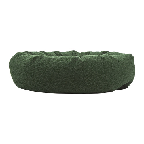 Olive Miri Round Calming Boucle Dog Bed