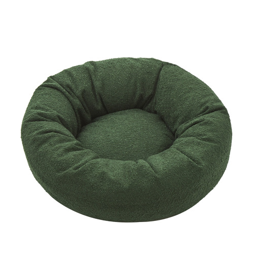 Olive Miri Round Calming Boucle Dog Bed