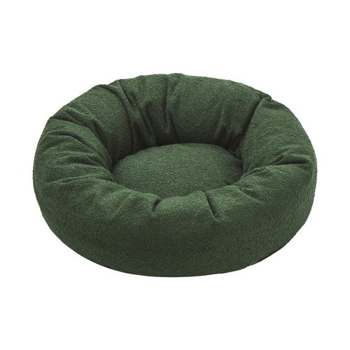 Olive Miri Round Calming Boucle Dog Bed