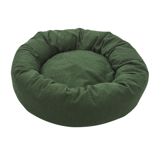 Olive Miri Round Calming Boucle Dog Bed