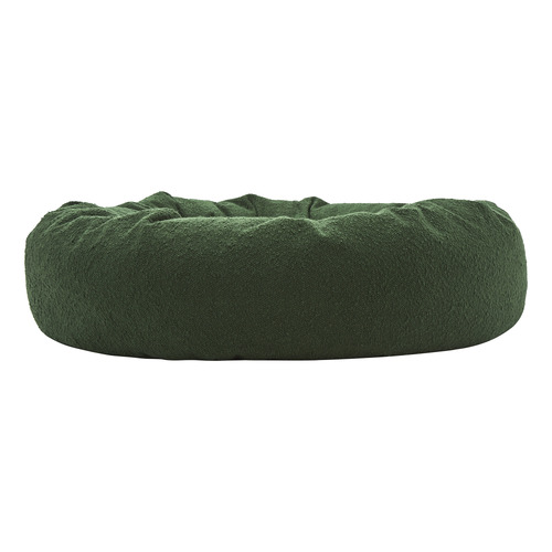 Olive Miri Round Calming Boucle Dog Bed