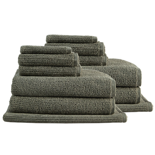 6 Piece Monty Cotton Bathroom Towels | Temple & Webster