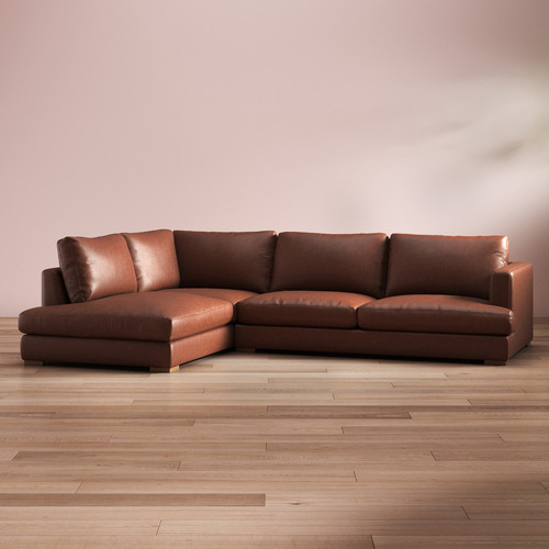 Haven 5 Seater Genuine Leather Sofa with Chaise Product Video