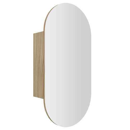 Mecca 450mm Pill Mirrored Shaving Cabinet