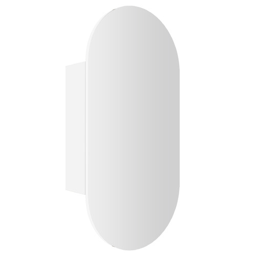 Mecca 450mm Pill Mirrored Shaving Cabinet