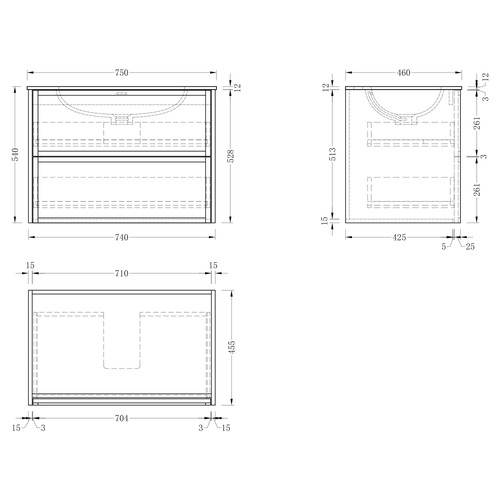 Cali-750mm-Wall-Hung-Single-Vanity-with-Integrated-Basin