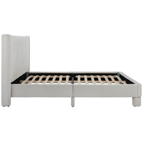 Cream Joanna Chenille Bed | Temple & Webster