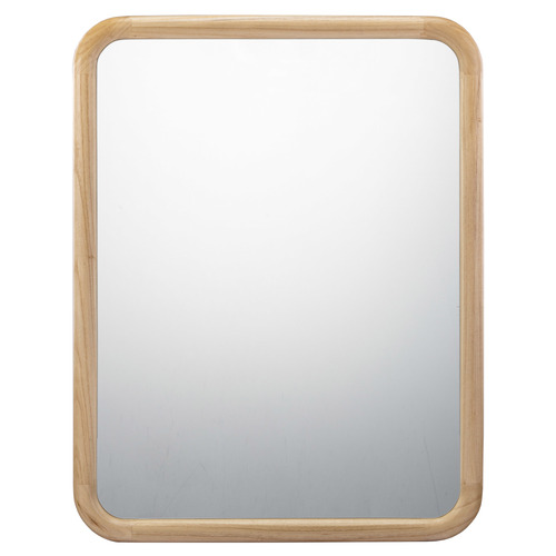 Romie Rectangle Platane Wood Wall Mirror
