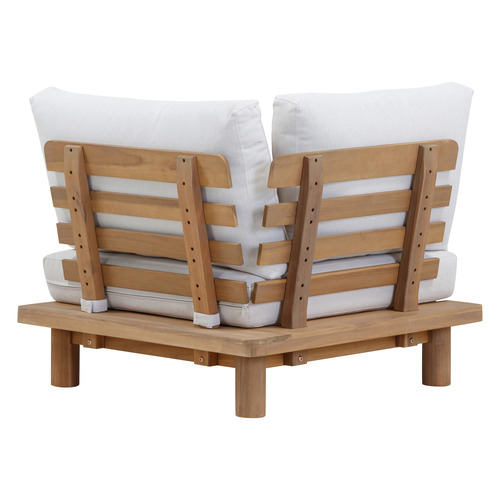 5 Seater Clifton Acacia Wood Outdoor Modular Lounge Set